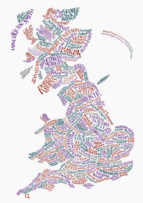 Literary Map of Britain